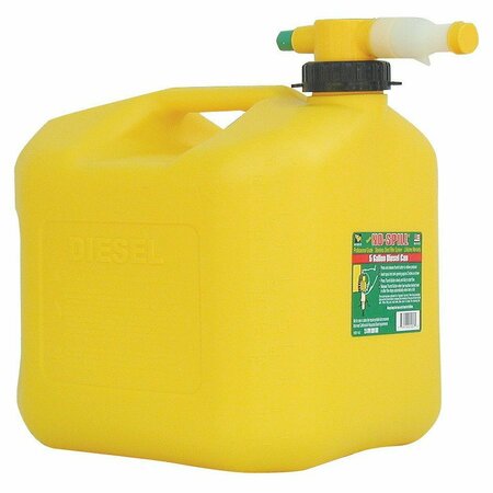 SUNBELT Fuel Can, No-Spill CARB Diesel Can (5 gallon) 0" x0" x0" A-B1NS1457